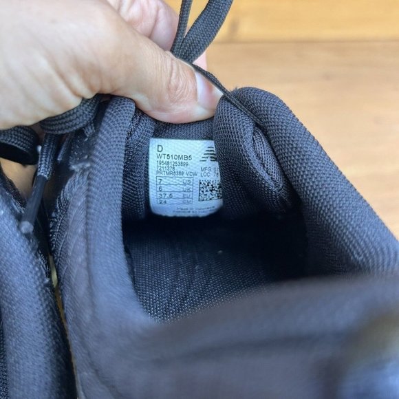 New Balance Women's 510MB5 Running Shoes Black Sneakers Size 7 EU 37.5 New - Picture 8 of 16